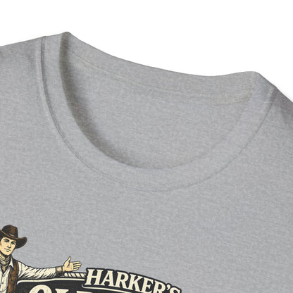 Harker's Old West T-Shirt – “Harker’s Old West Lives Here” Vintage Western Tee
