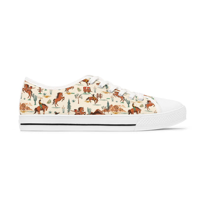 Western Vintage Boho Style Women's Low Top Sneakers, Casual Footwear, Unique Horse Print Shoes, Perfect Gift for Animal Lovers, Everyday Wear, Summer [...]