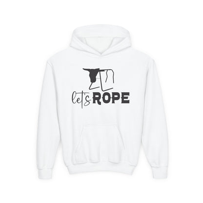Let's Rope Youth Western Hoodie | Kids Rodeo Cowboy Sweatshirt