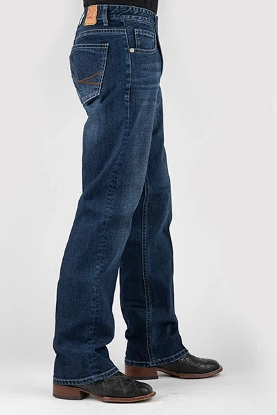 Stetson 1313 Modern Fit Stretch (Dark Wash) - Men's Jeans
