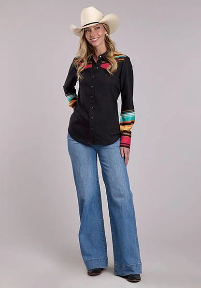 Stetson 2912 Striped Border (Multi) - Women's Western Shirt