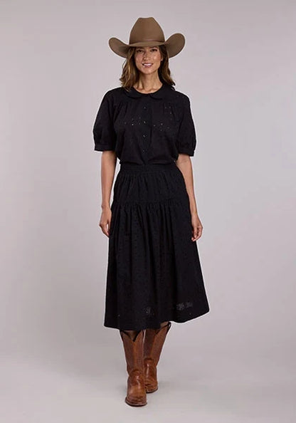 Stetson 2916 Pan Collared (Black) - Women's Blouse