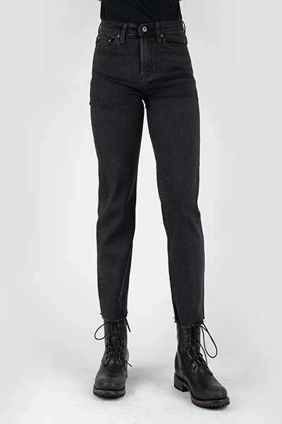 Stetson 915 High Rise Straight Crop (Black) - Women's Jeans