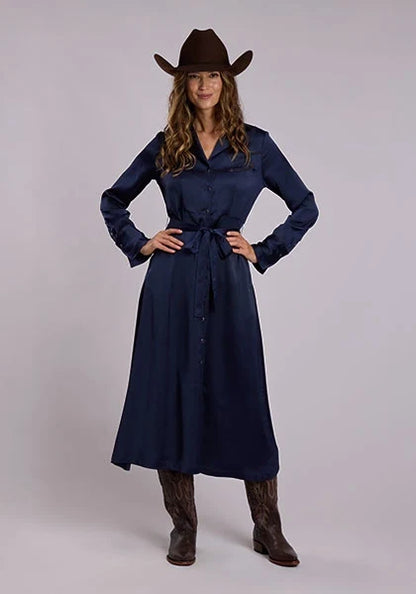 Stetson 3154 Western Satin (Navy) - Women's Dress