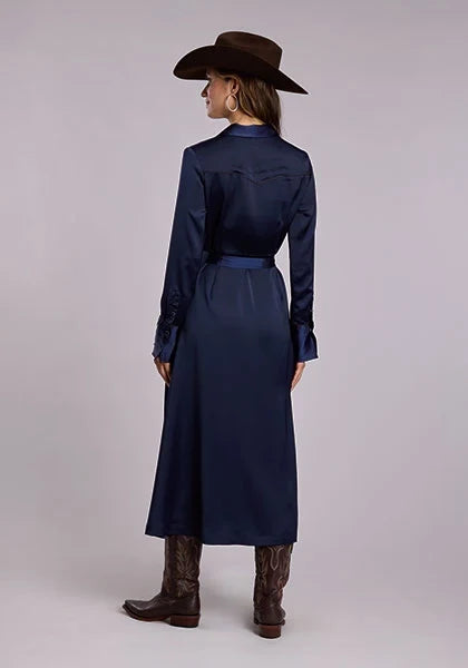Stetson 3154 Western Satin (Navy) - Women's Dress