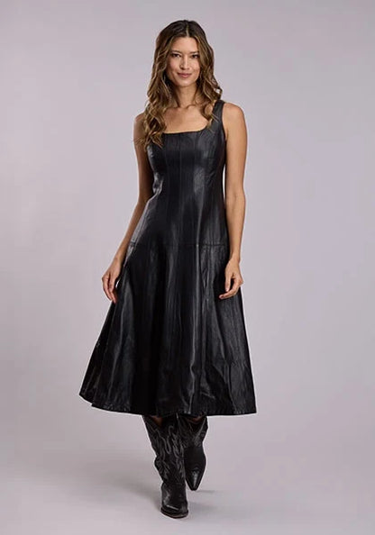 Stetson Gored Tank (Black) - Women's Leather Dress
