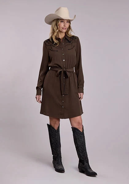 Stetson 3156 Western Viscose (Brown) - Women's Dress