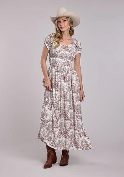 Stetson 2913 Desert Print (Cream) - Women's Dress