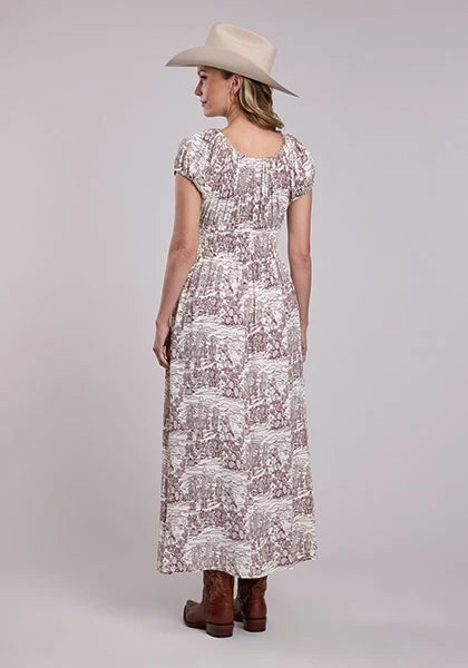 Stetson 2913 Desert Print (Cream) - Women's Dress