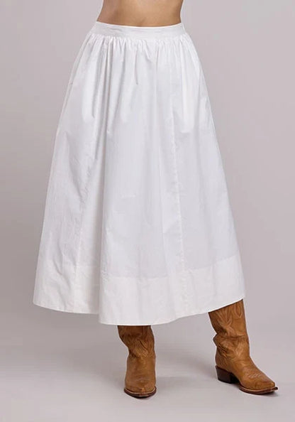 Stetson 3488 Long Poplin (White)  - Women's Skirt