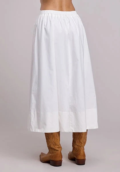 Stetson 3488 Long Poplin (White)  - Women's Skirt