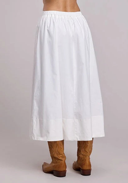 Stetson 3488 Long Poplin (White)  - Women's Skirt