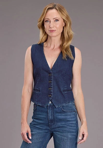 Stetson Dark Rinse Denim - Women's Vest