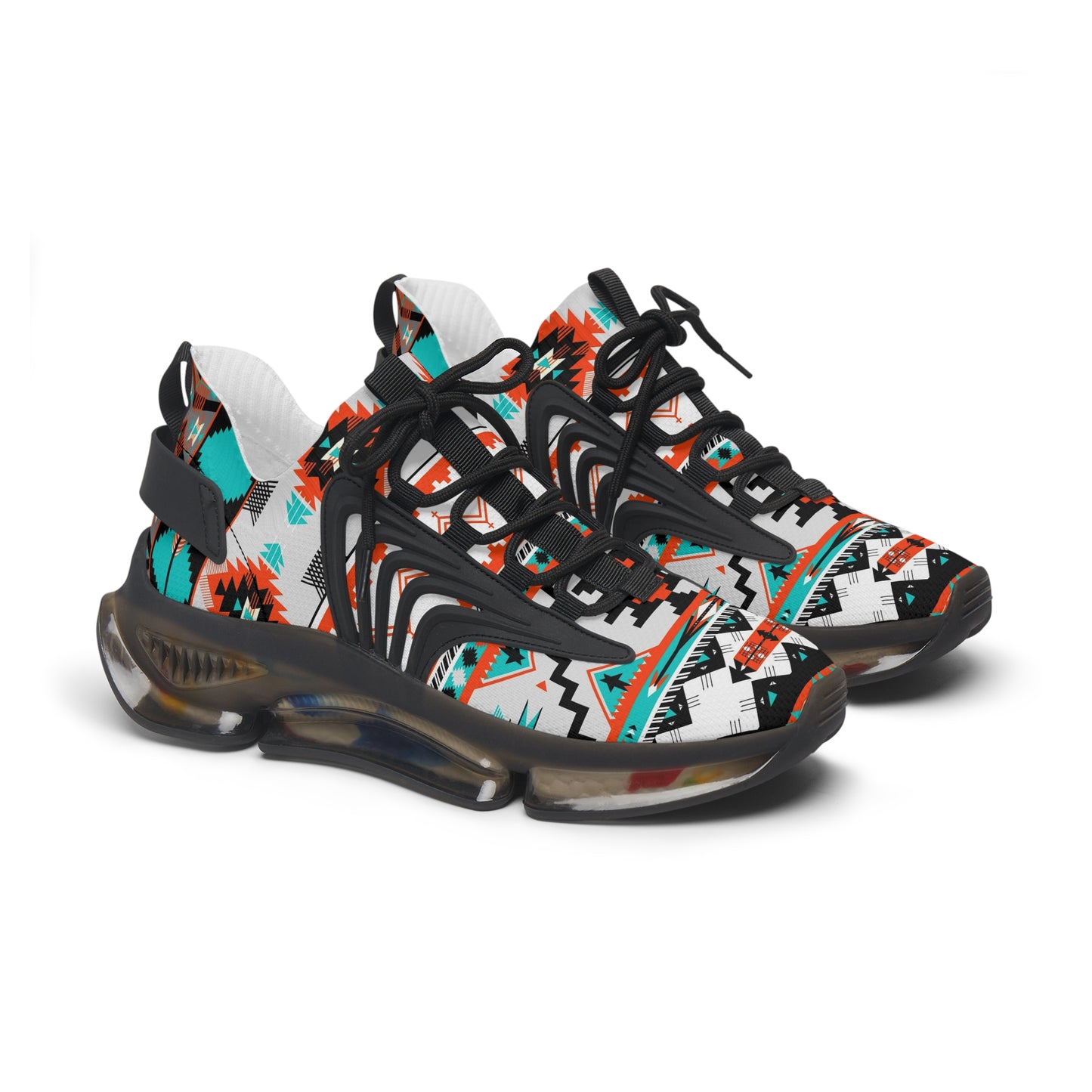 Desert Vibes Colorful Womens Sneakers, Casual Sneakers, Lightweight Sneakers, Trendy Mesh Sneakers, Athletic Footwear, Street Style Shoes