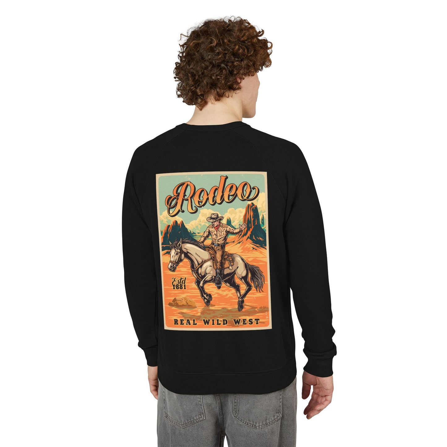Rodeo Crewneck Sweatshirt — "This Ain't My First Rodeo" Western Graphic