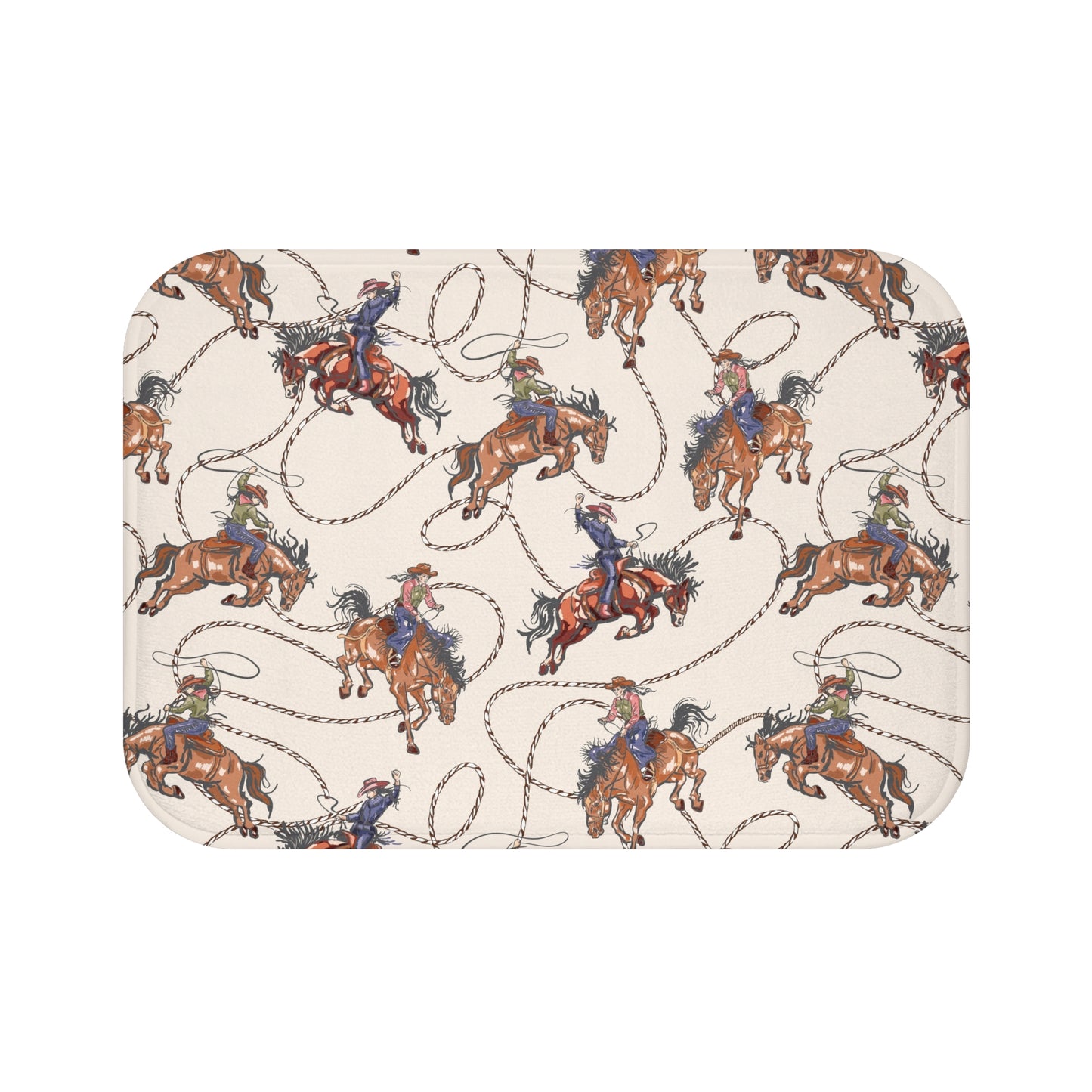 Rodeo Bath Mat - Rustic Western Home Decor