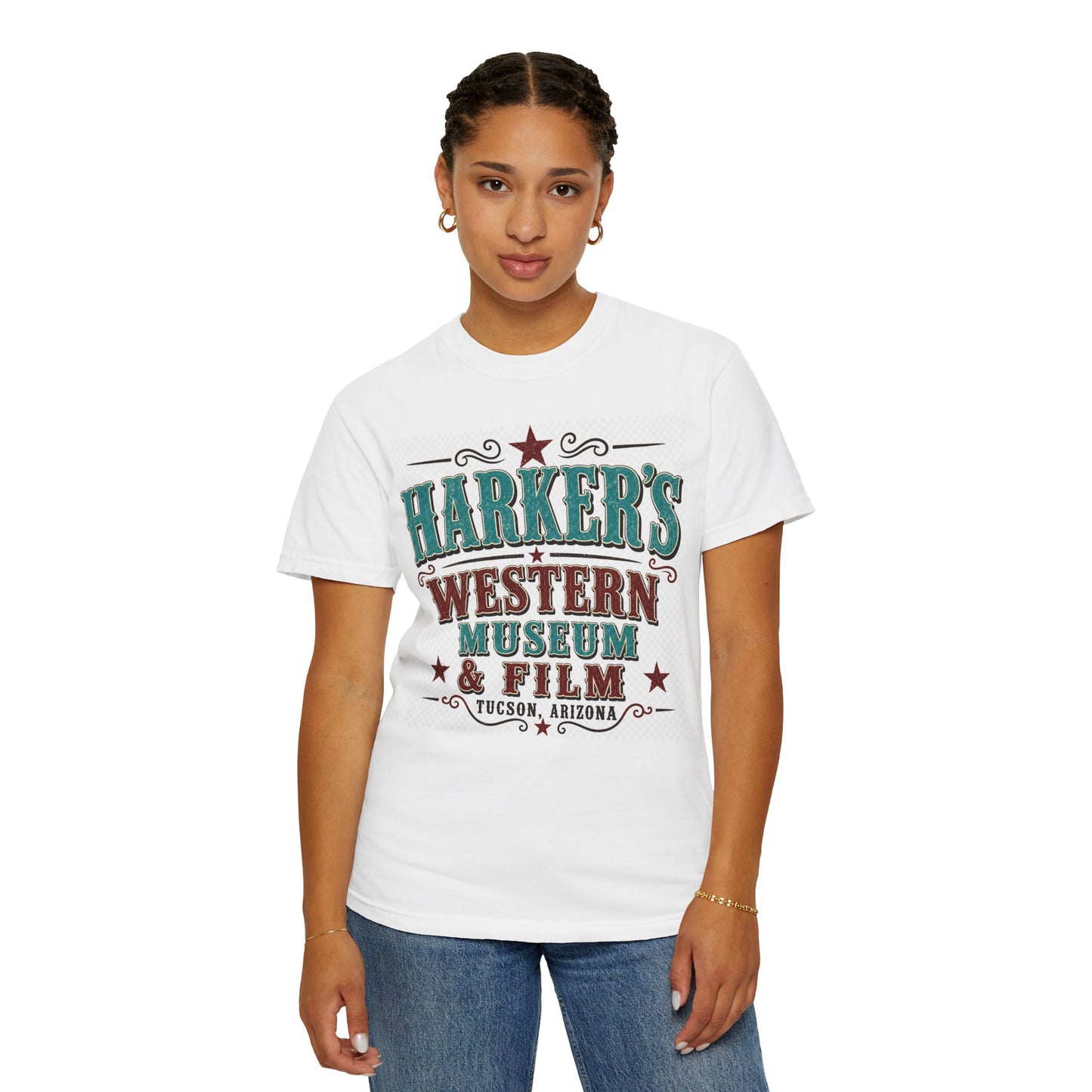 Western Museum T-Shirt — Harker's Western Museum & Film Tucson Souvenir Teal