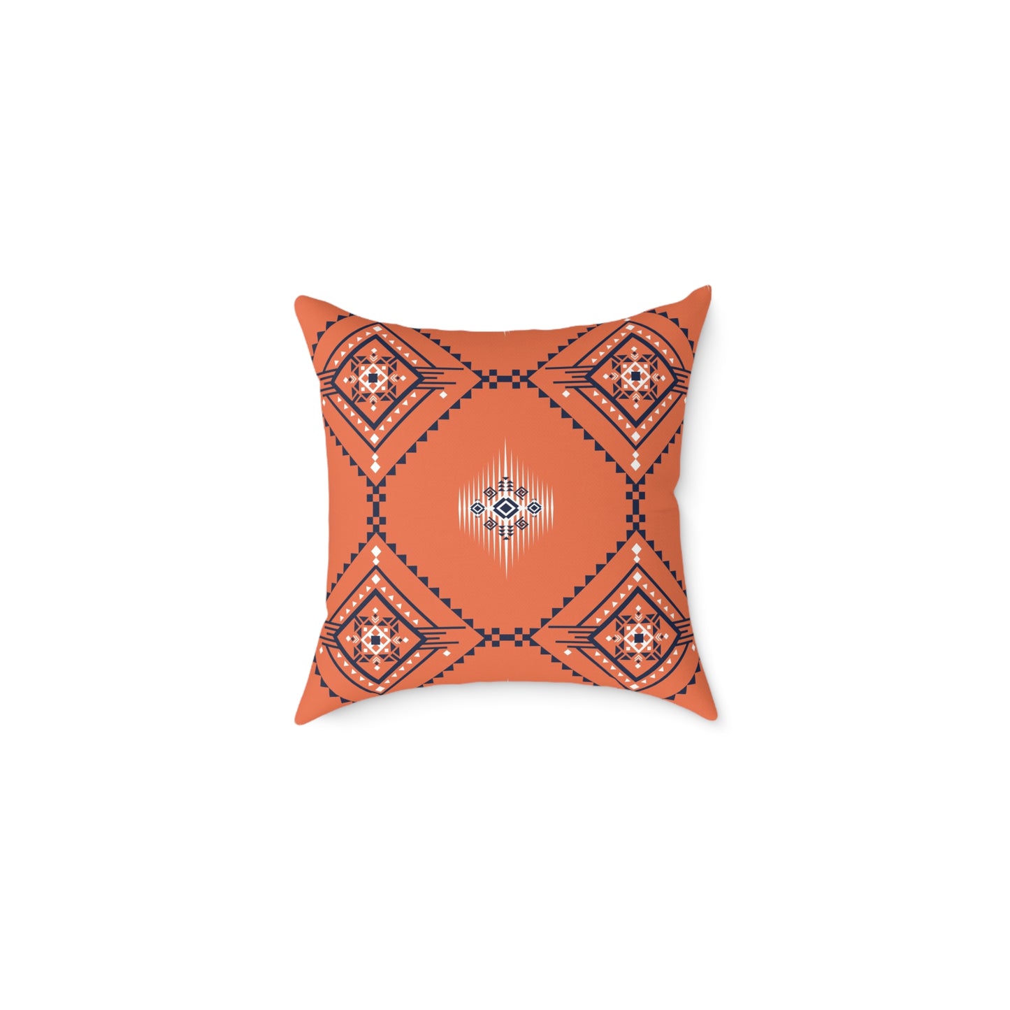 Southwestern Decor Pillow - Rustic Cowboy Scene & Bohemian Patterns
