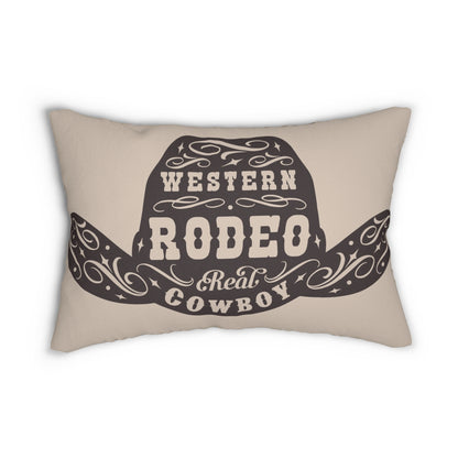 Western Rodeo Lumbar Pillow - Real Cowboy Design