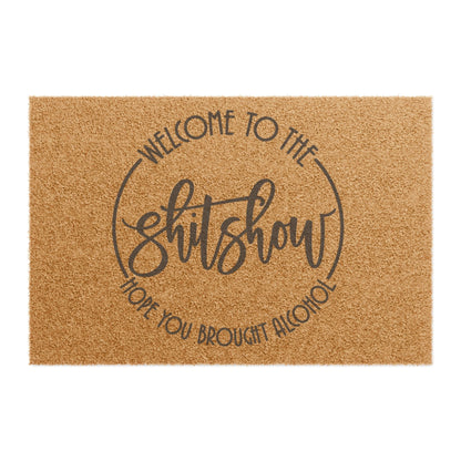 Doormat — "Welcome to the Shitshow" Funny Coir Welcome Mat