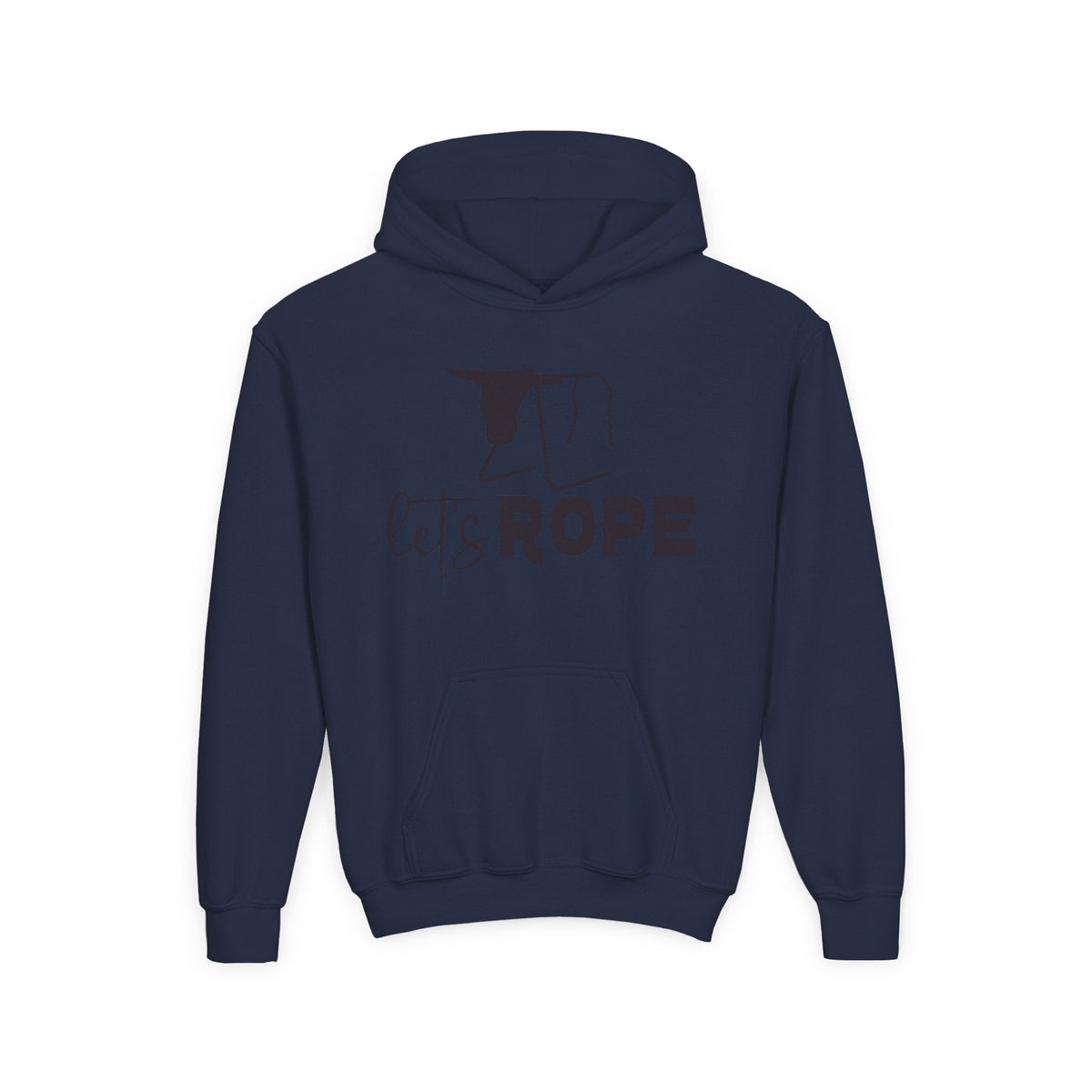 Let's Rope Youth Western Hoodie | Kids Rodeo Cowboy Sweatshirt