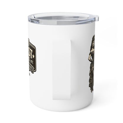 Harker's Saloon Girl 10oz Insulated Mug – Vintage Old West Travel Cup