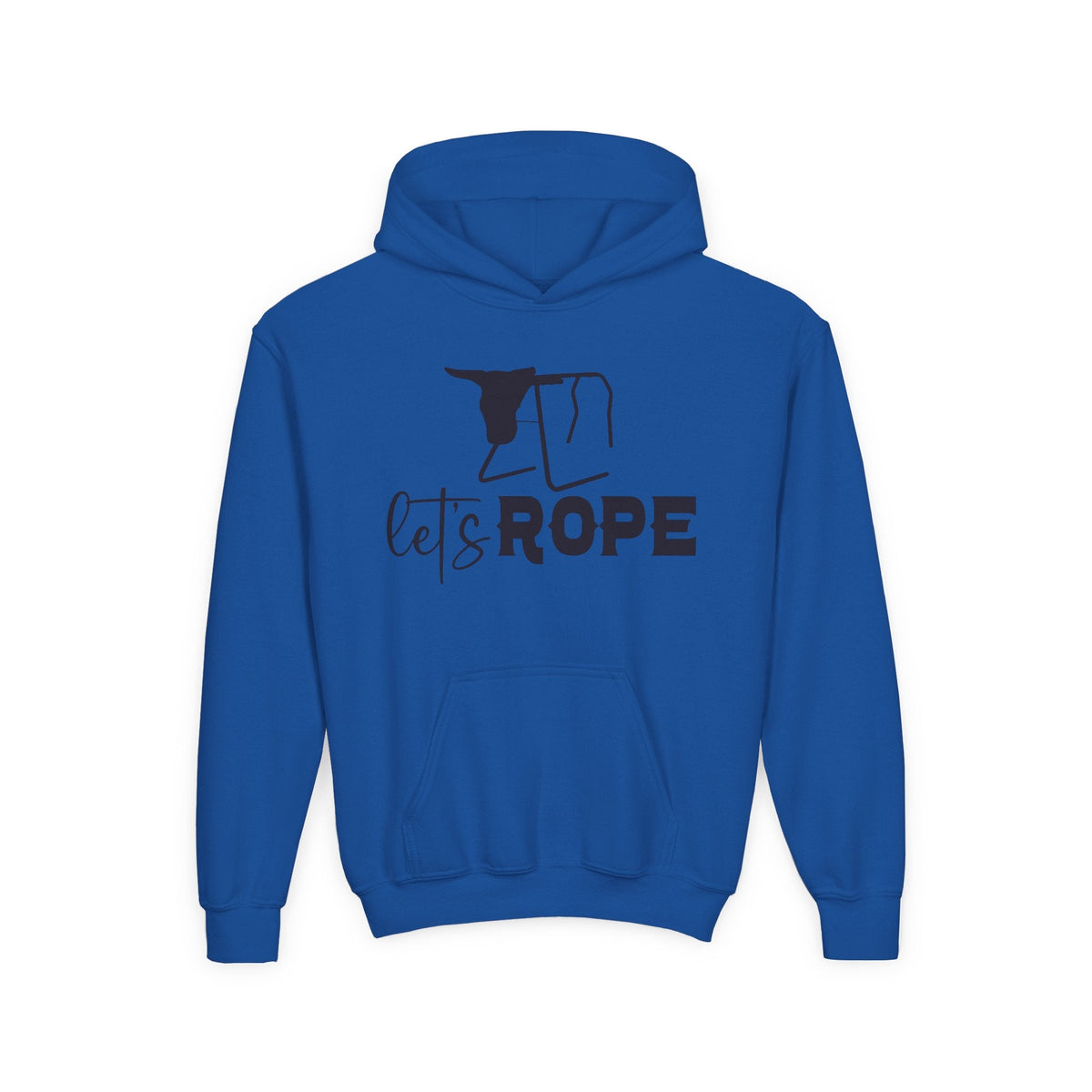 Let's Rope Youth Western Hoodie | Kids Rodeo Cowboy Sweatshirt