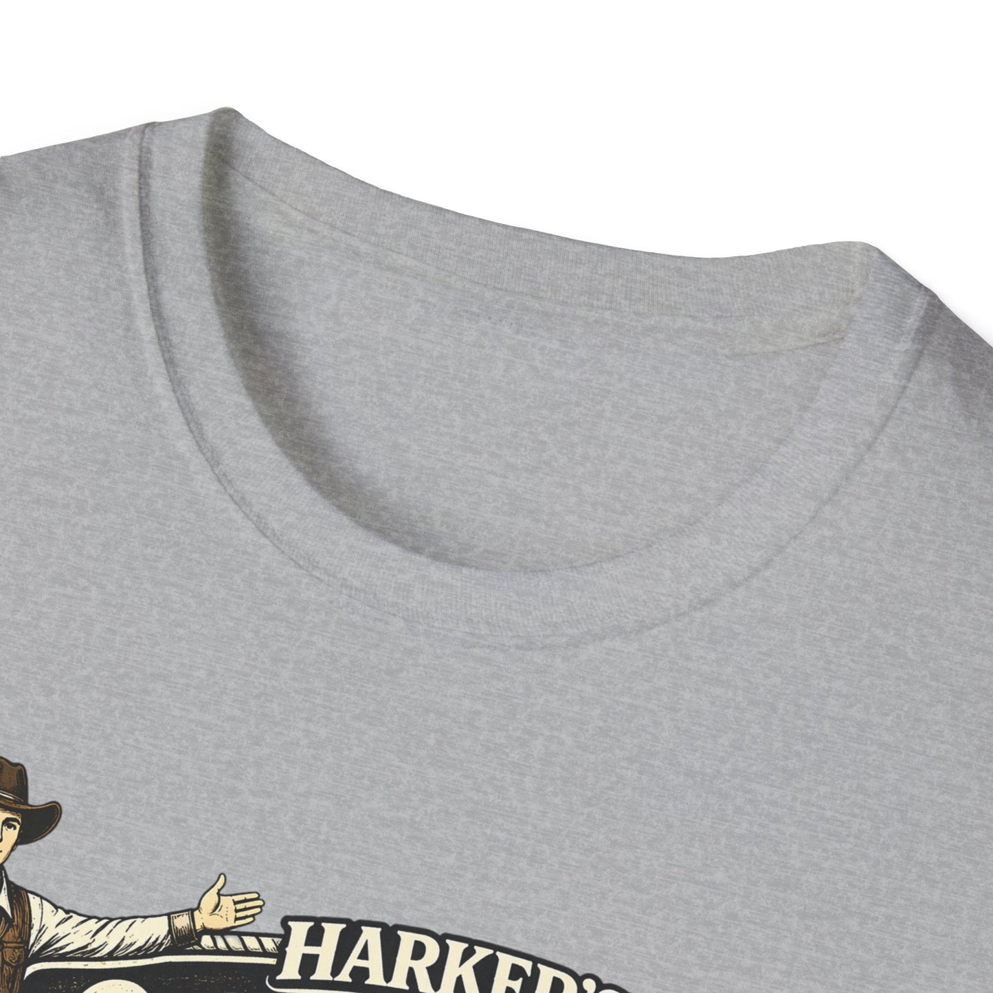 HARKER'S Old West Lives Here T-Shirt — Vintage Cowboy Tucson Graphic Tee