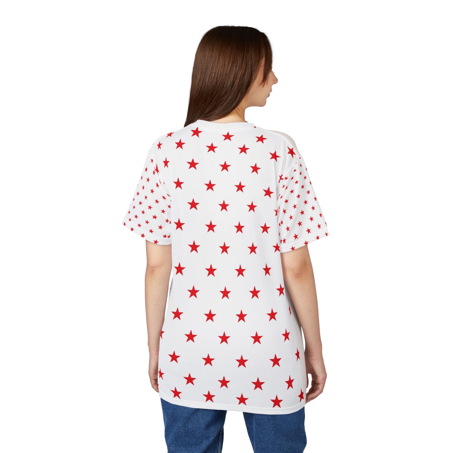 Cowgirl Retro Rodeo Tee — Vintage Bucking Bronco All-Over Print Shirt