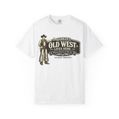 Harker's Old West Lives Here T-Shirt — Vintage Cowboy Tucson Arizona Tee