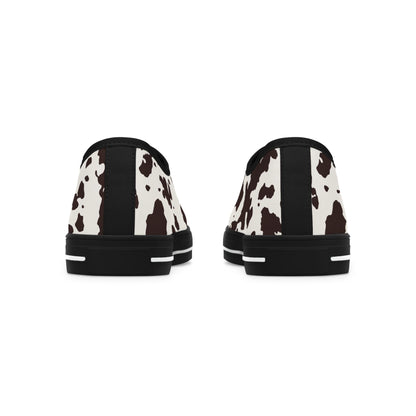 Touch of Aztec Stylish Women's Cow Print Sneakers | Trendy Footwear for Casual Outings, Gifts, Everyday Wear, Fashion Statement
