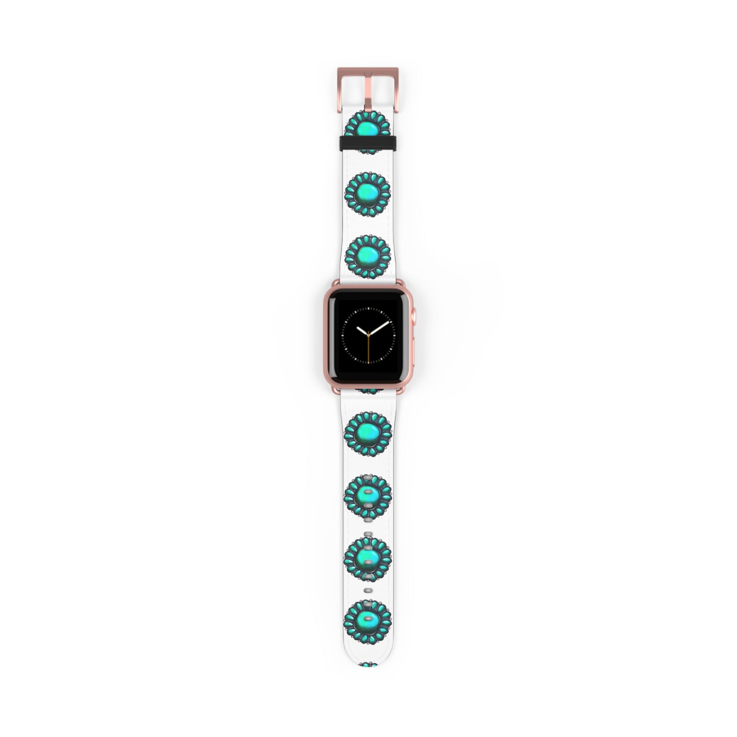 Turquoise Stone Print Bohemian Watch Band