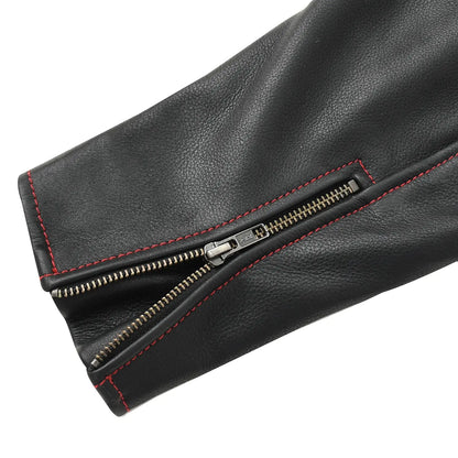 Redstrike Men’s Motorcycle Leather Jacket