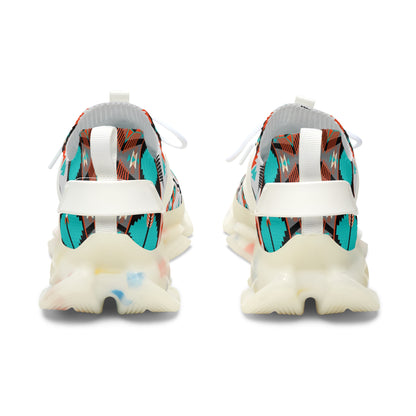 Desert Vibes Colorful Womens Sneakers, Casual Sneakers, Lightweight Sneakers, Trendy Mesh Sneakers, Athletic Footwear, Street Style Shoes