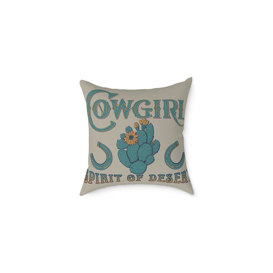 Cowgirl Spirit Decor Pillow