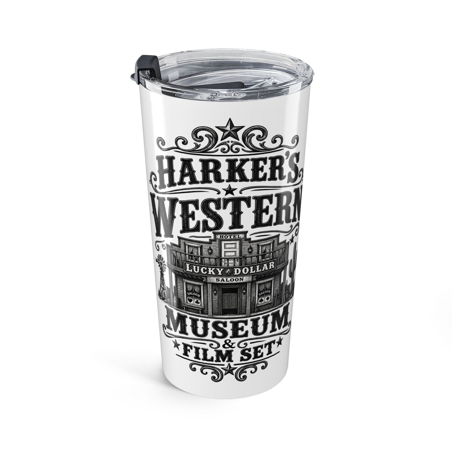 Harker's Western 20oz Tumbler — Vintage Travel Cup