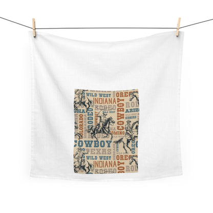 Wild West Cowboy Tea Towel