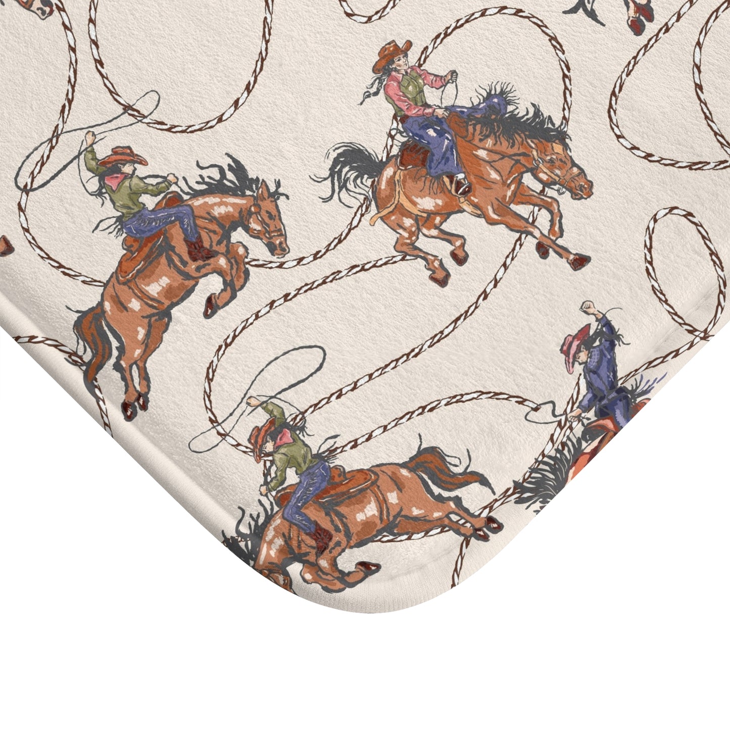Rodeo Bath Mat - Rustic Western Home Decor