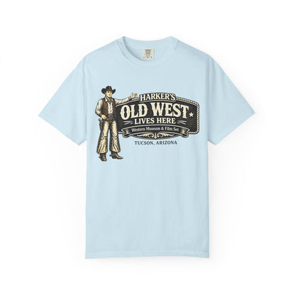 Harker's Old West Lives Here T-Shirt — Vintage Cowboy Tucson Arizona Tee