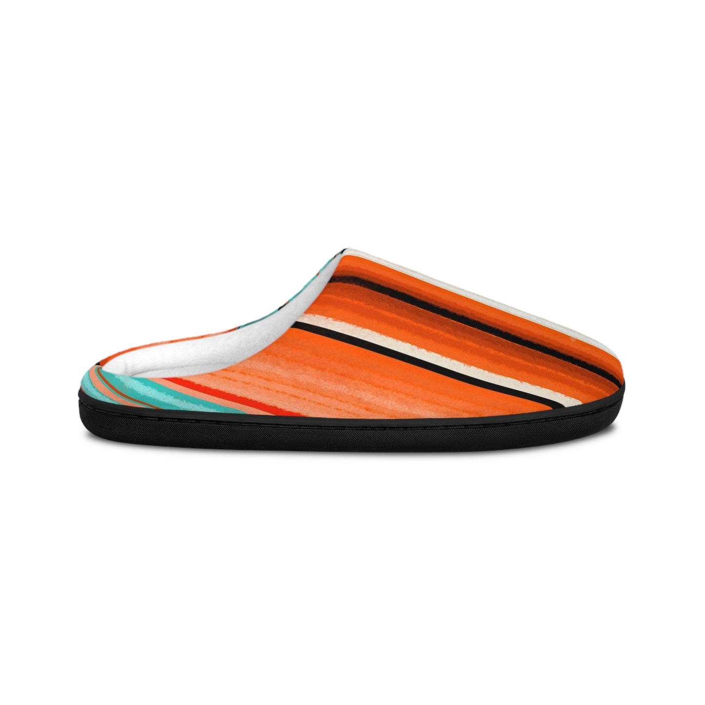Stylish Women's Indoor Slippers - Cozy, Colorful, Striped Footwear for Relaxation, Home, Gifts, & Everyday Use