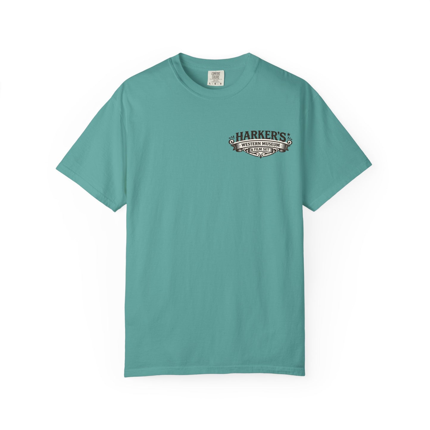 Harker's Gambler Unisex T-Shirt — “Harker’s Old West Lives Here” Vintage Western Tee