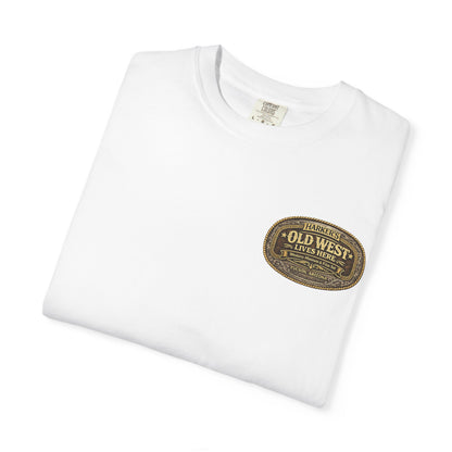 Harker's Old West Lives Here Unisex T-Shirt — Harker’s Tucson Vintage Western Tee