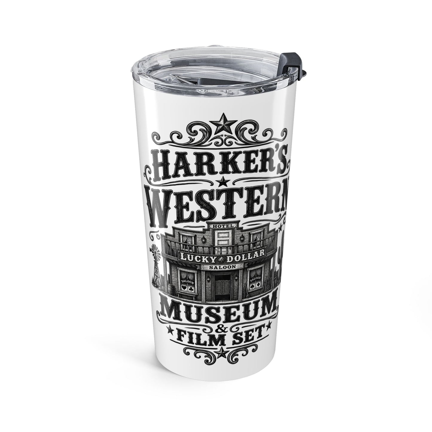 Harker's Western 20oz Tumbler — Vintage Travel Cup