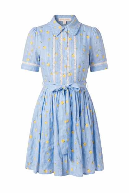 STARLIT SKIES WOVEN MINI DRESS