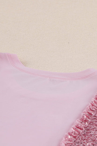 Theresa Mesh Sleeves Top