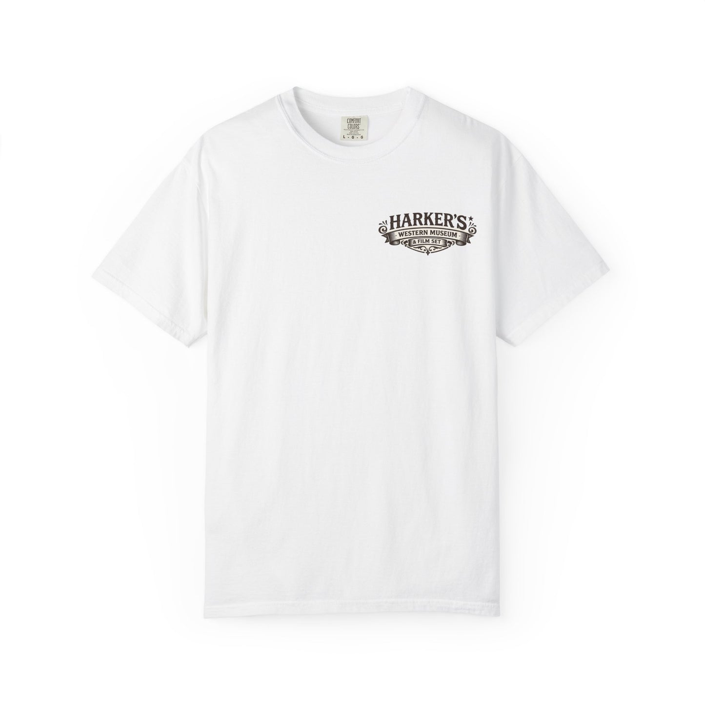 Harker's Bounty Hunter Unisex T-Shirt — “Harker’s Old West Lives Here” Vintage Western Tee
