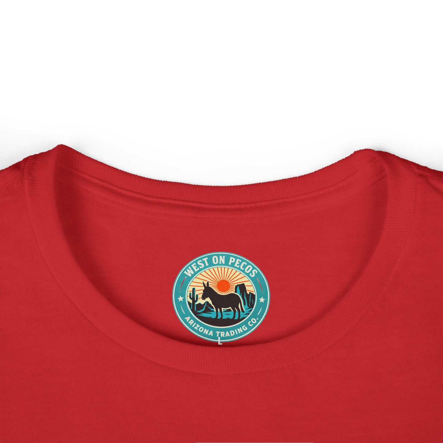 Western Cowgirl Riding Bucking Bronco T-Shirt — Vintage Rodeo Graphic Tee for Women
