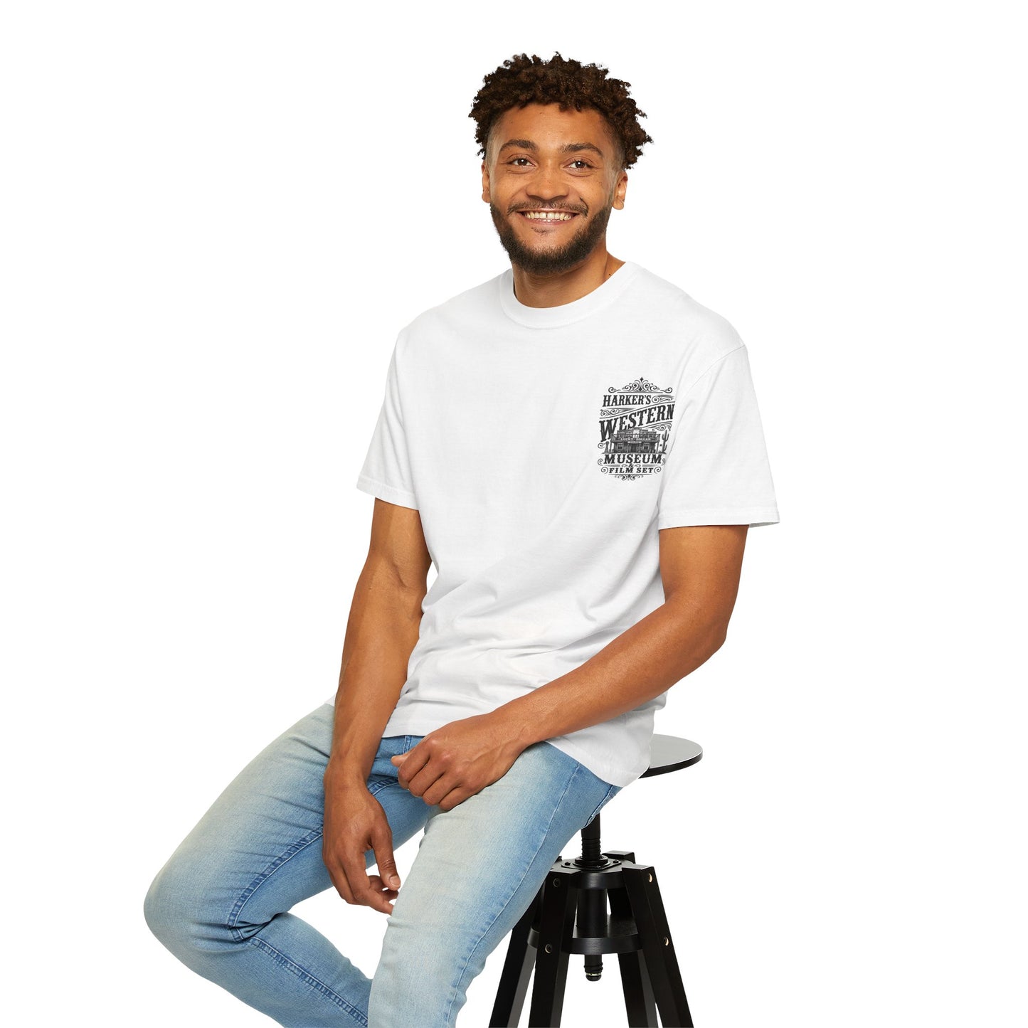 Harker's Western Museum T-Shirt — “Harker’s Western Museum & Film Set” Vintage Graphic Tee