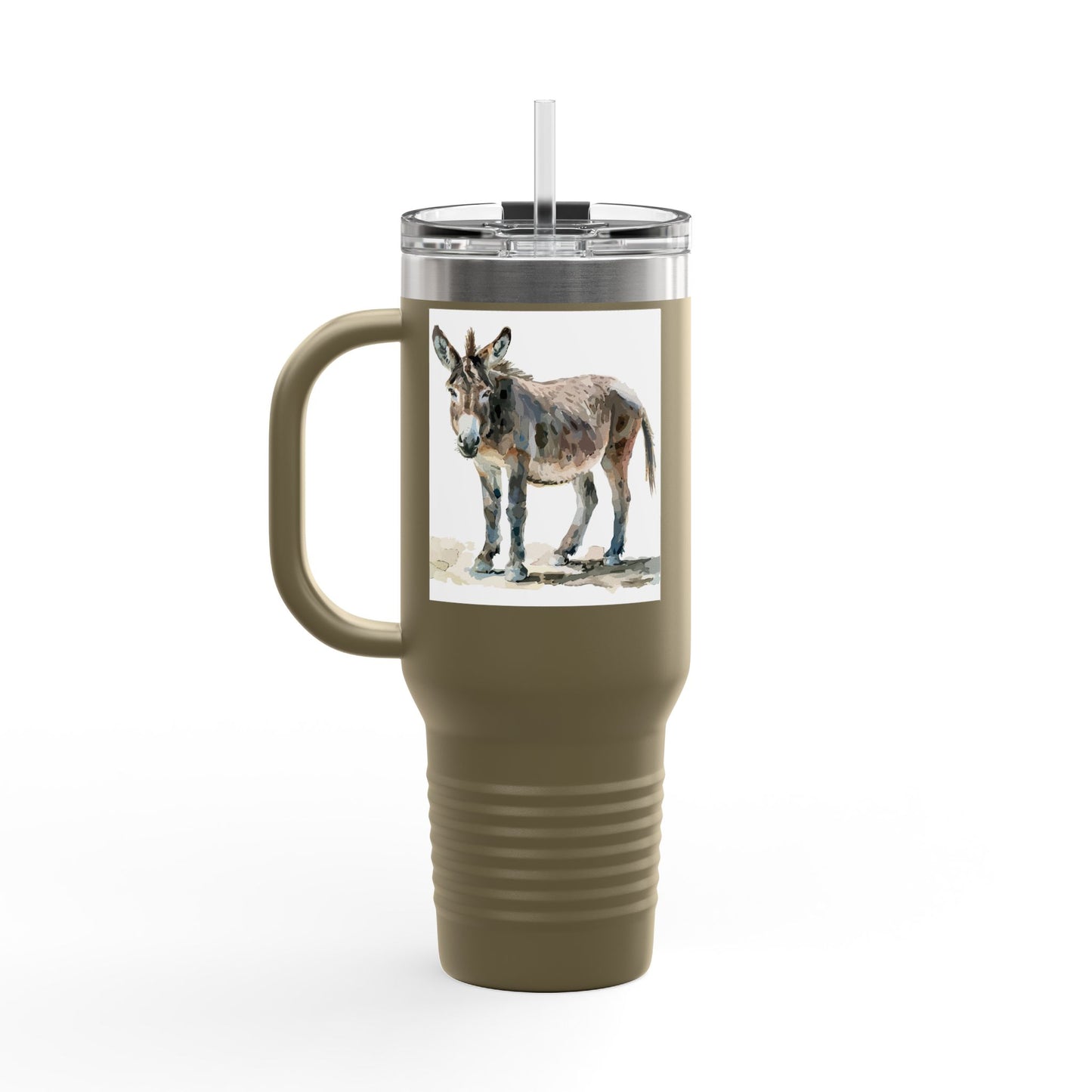 Bless My Happy Donkey Insulated Travel Mug, 40oz