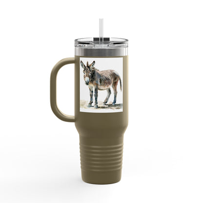 Bless My Happy Donkey Insulated Travel Mug, 40oz